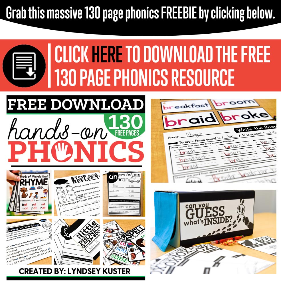 Hands-on phonics bundle