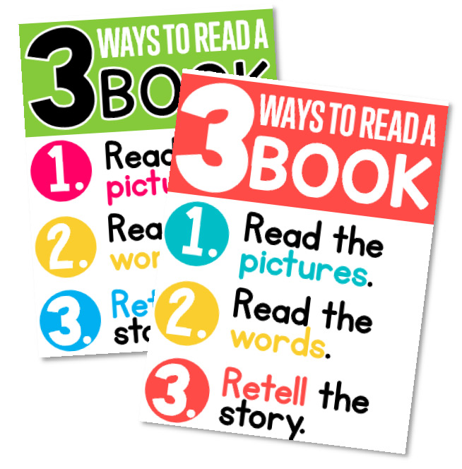 3 ways to read a book posters