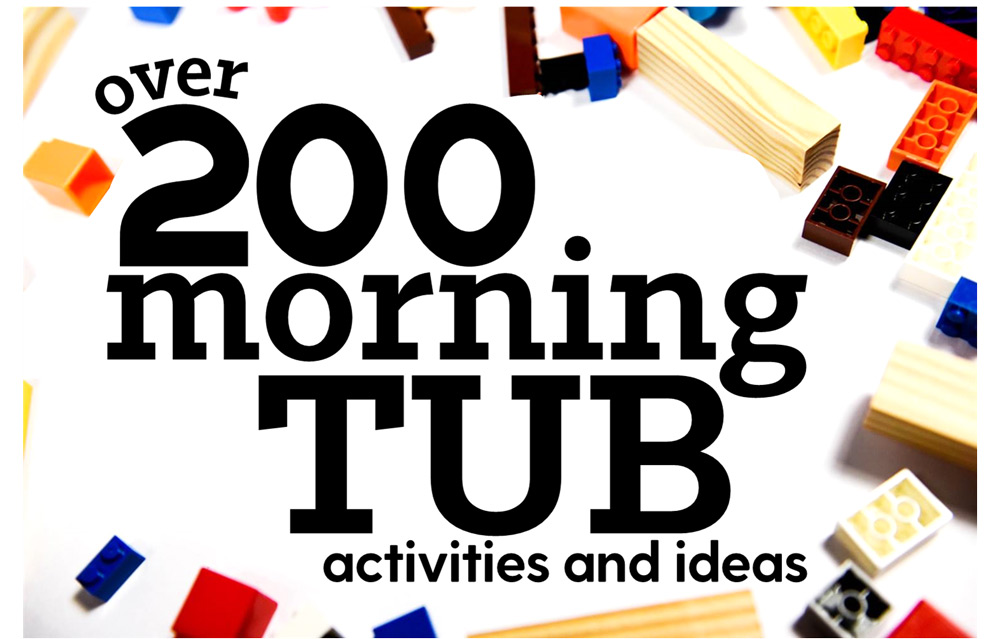 More than 200 morning tubs activities and ideas